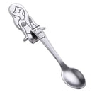 Axyaa Titanium Love Spoon: Creative 304 Stainless Steel Coffee Spoon for Mug