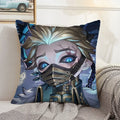 Axyaa Anime Bed Pillow Case 45x45 Decorative Cushion Cover Home Sofa Decor