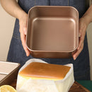 Axyaa Non-Stick Golden Baking Tray for Bread Loaf Pan & Cake Mould