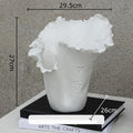 Axyaa Cave Stone Ceramic Vase for Home Decor and Floral Arrangements