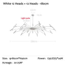 Axyaa LED Ceiling Chandelier: Modern Home & Office Pendant Lamp Fixture