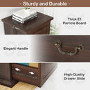 Axyaa 4-Drawer Vertical File Cabinet for Home Office, Wood Filing Cabinet [A4/Letter Size]