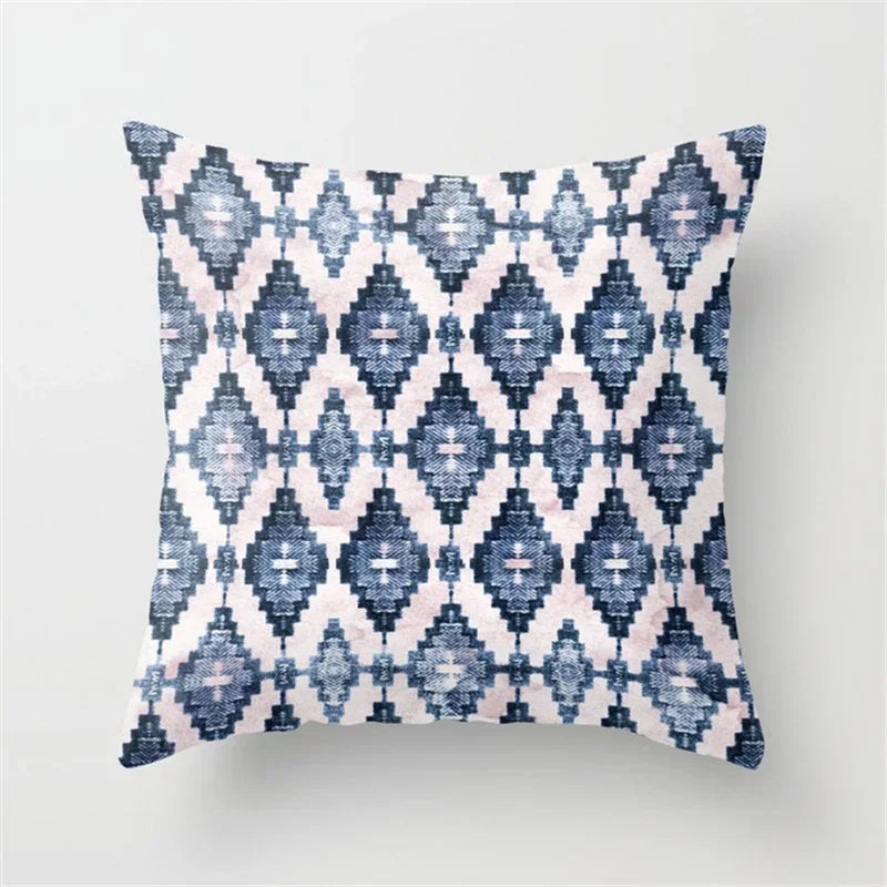 Axyaa Geometric Plaids Cushion Cover Pillowcase 45*45cm