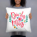 Axyaa Spanish Print White Pillow Case for Mom's Day Celebration