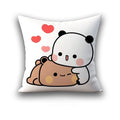 Axyaa 45x45 Cushion Cover, Cute Square Pillowcase, Birthday Wedding Gift