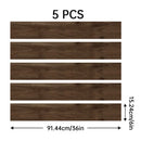 Axyaa Wood Plank Vinyl Floor Tile, Self-Adhesive, Easy DIY, SXP Stickers for Any Room