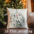 Axyaa Christmas Pillowcases with Festive Designs for Sofa Bedroom Car