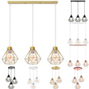 Axyaa Iron Frame Pendant Chandelier for Modern Indoor Lighting