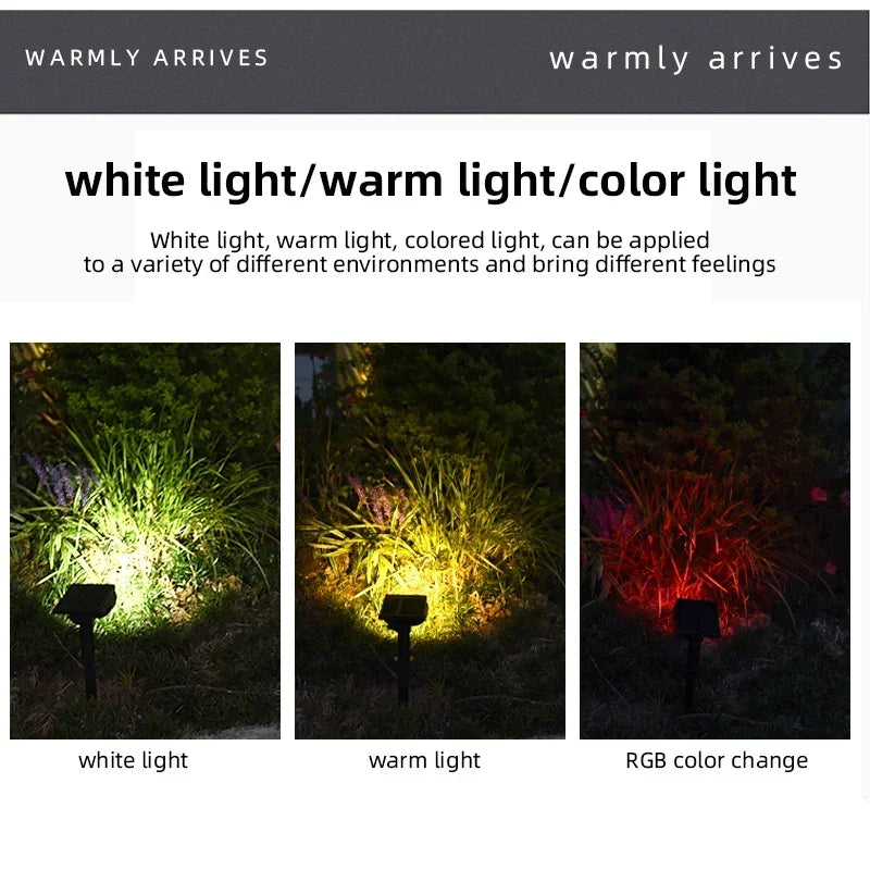 Axyaa Solar Spotlight: Adjustable 7LED In-Ground Wall Light, IP65 Waterproof Outdoor Landscape