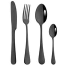 Axyaa Rainbow Mirror Cutlery Set - 4Pcs Stainless Steel Dinnerware Flatware