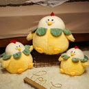Axyaa Cute Little White Chicken Plush Doll Pillow