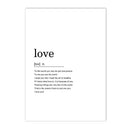 Axyaa Family Love Wall Art Black White Poster Canvas Painting Home Decor