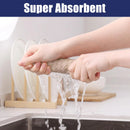 Axyaa Microfiber Waffle Kitchen Towels - Ultra Absorbent Cleaning Rags