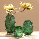 Axyaa Sea Cucumber Green Glass Vase Terrarium Hydroponic Home Decor