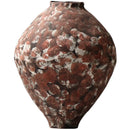 Axyaa Graffiti Vintage Ceramic Vase | Hand-drawn Coarse Pottery Flower Bottle