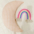Axyaa Plaid Moon Pillow: Comfortable Newborn and Children's Waist Pillow