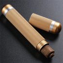 Axya Aluminum Single Cigar Tube: Portable Mini Travel Humidor & Holder