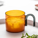 Axyaa Glass Breakfast Mug in Colorful Heat-resistant Design