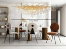 Axyaa Crystal LED Ceiling Chandelier for Luxury Living Room, Bedroom, and Restaurant