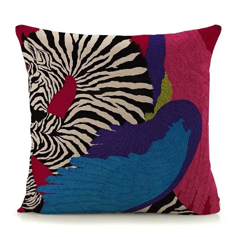 Luxury Abstract Art Pattern Pillow Cover by Axyaa - 45x45cm
