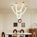 Axyaa LED Chandeliers for Modern Home Decor - Stylish Pendant Lighting for Living and Dining Room