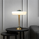 Axyaa Marble Table Lamp: Elegant LED Desk Light for Home Decor & Bedroom
