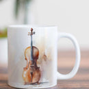 Metallic Guitar Pattern Mug by Axyaa: Rock Band Enthusiasts' Home Coffee Cup