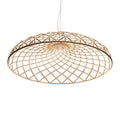 Axyaa Modern Glass Rope Chandelier LED Staircase Restaurant Nordic Living Room Lighting