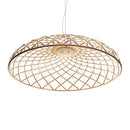 Axyaa Modern Glass Rope Chandelier LED Staircase Restaurant Nordic Living Room Lighting