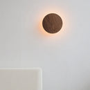 Axyaa Japan Style Wooden Bedside Wall Light Fixture Brass Luminaire