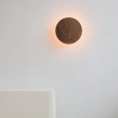 Axyaa Brass Japan Style Wooden Bedside Wall Light Fixture Simple LED Balcony Bedroom Lamp