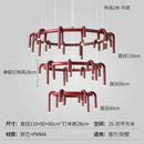 Axyaa Modern U-shaped Chandelier for Restaurant Bar Bedroom Living Room