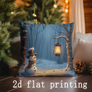 Winter Scene Pillow Covers for Sofa, Bedroom, Car - Axyaa Brand