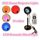 Axyaa Sunset Light Projector LED Bedroom Rainbow Atmosphere Night Light