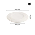 Axyaa Matte Wave Ceramic Dessert Plate Set - Molecular Cuisine Tableware