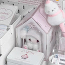 Axyaa Acrylic Dollhouse Storage & Pen Holder | Pink House Display Stand
