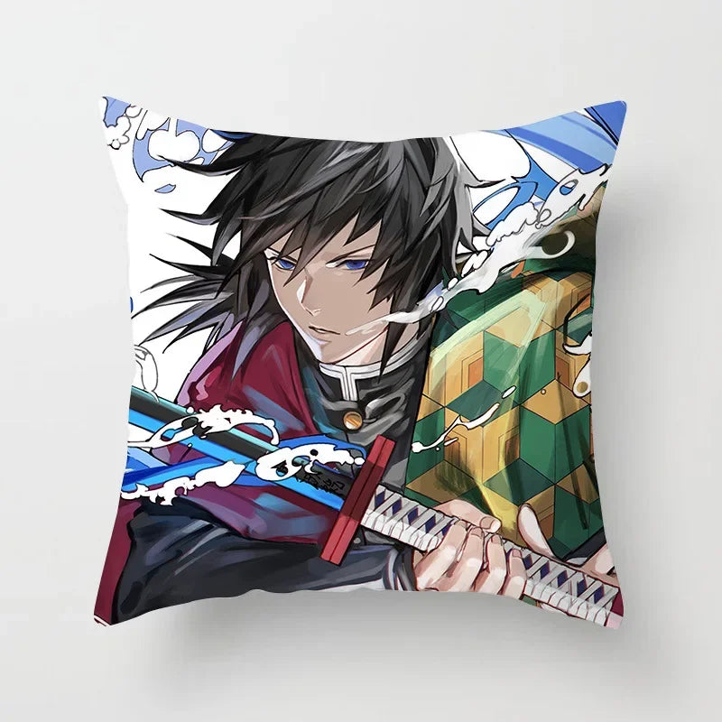 Demon Slayer Kimetsu no Yaiba Pillowcase for Kids Bedroom Decor by Axyaa