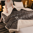 Axyaa Winter Velvet Blanket | Cozy & Weighted | Single/Double Bed Size