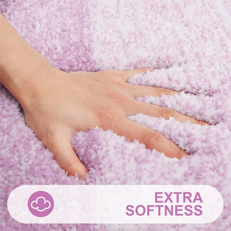 Axyaa Luxury Microfiber Bathroom Rug - Extra Soft, Thick & Non-Slip Plush Bath Mat