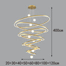 Axyaa Modern Indoor Pendant Light LED Chandelier Ceiling Lamp for Dining Room