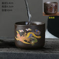 Axyaa Purple Sand Color-Changing Master Cup Set Longfeng Chengxiang Pair