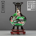 Axyaa Classic Jingdezhen Ceramic Vase with Base for Home Decor