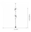 Axyaa Parentesi LED Pendant Lamp for Home Living Spaces