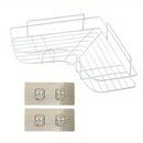 Axyaa Bathroom Triangle Storage Rack Shower Caddy Shelf Wall Hanging Organizer