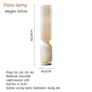 Axyaa Silk Pendant Lamp for Living Room Villa Staircase LED Floor Light