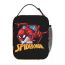 Axyaa Spider-Man Insulated Lunch Bag for School, Leakproof Bento Box