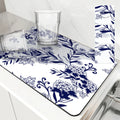Axyaa Absorbent Draining Mat: Quick Dry Super Draining, Dish Drying, Bathroom Drain Pad