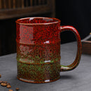 Axyaa Oil Drum Ceramic Coffee Cup Set - Large 600ML Capacity Home Decor