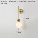 Axyaa Nordic Gourd LED Wall Lamp for Stylish Living Spaces