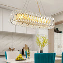 Luxury Crystal LED Ceiling Chandelier by Axyaa - Elegant European Home Decor Lighting